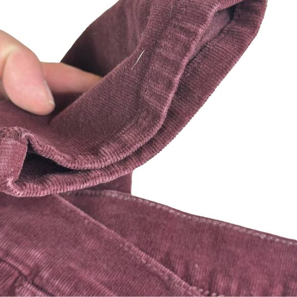 Frame Corduroy Le High Skinny Pants - BURGUNDY Bordeaux - Picture 7 of 8